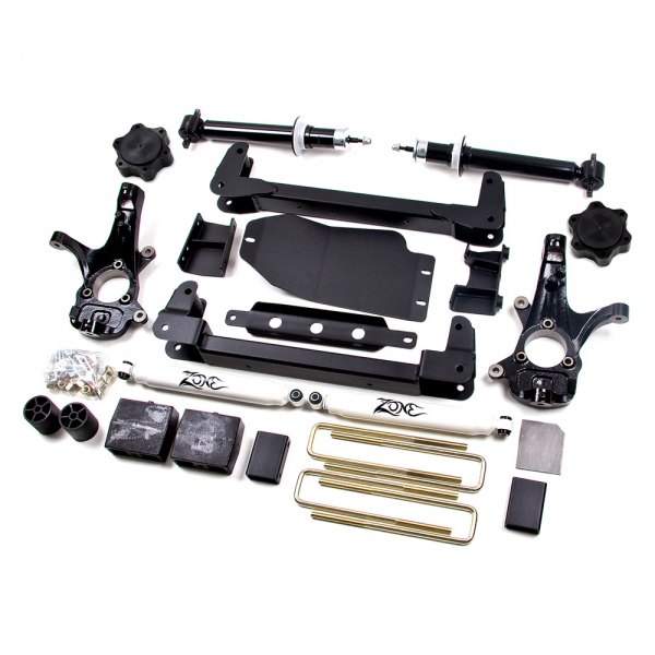 Picture of Zone Offroad ZORC1N 6.5 x 5 in. Front & Rear Suspension Lift Kit for 2007-2013 GMC Sierra 1500