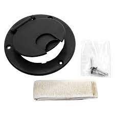 Electric Cable Hatch without Back, Black