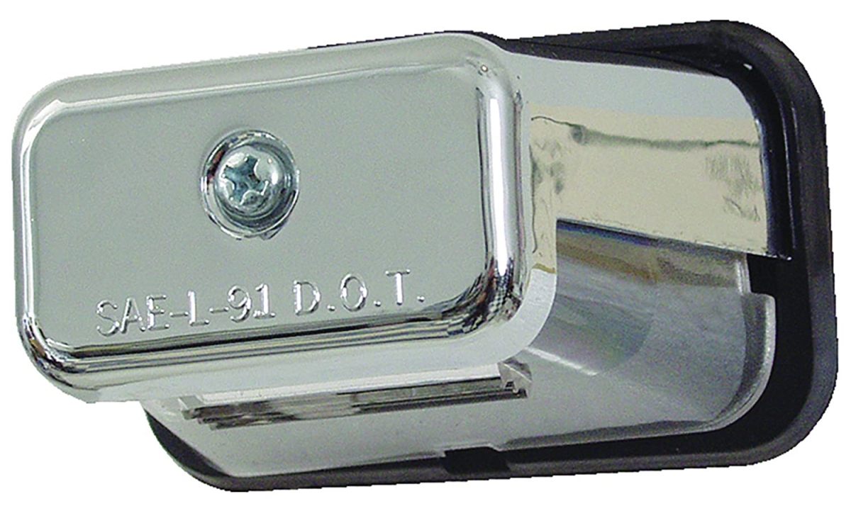 Stud Mount Chrome Plated License Light