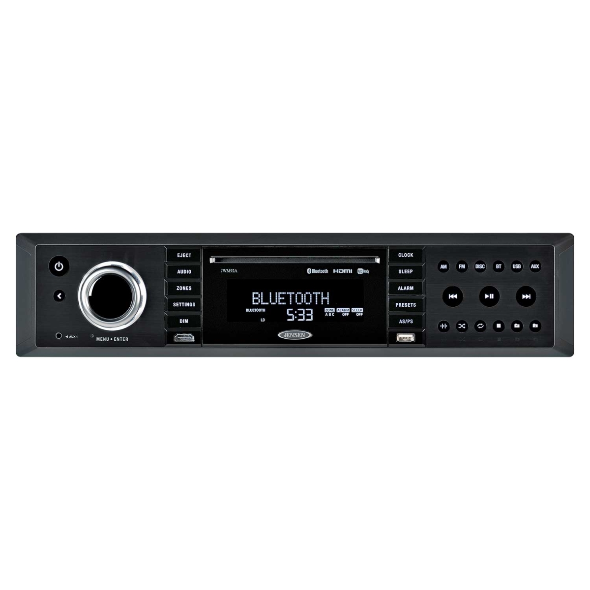 Asa Electronics ASAJWM92A Jensen Slimline 3-Zone Source Bluetooth-Enabled Device