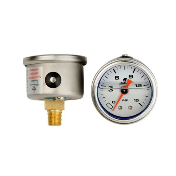 0-15 PSI Fuel Pressure Gauge
