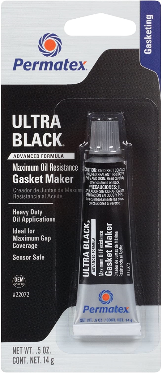 PTX22072 5 oz  Ultra Black Maximum Oil Resistance RTV Silicone Gasket Maker -  Permatex