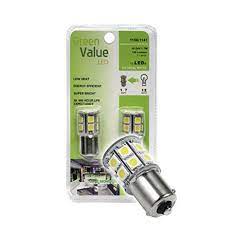 MIN15003V 150lm 10-24V 1.7W Natural White 1156-1141 Base Tower LED Bulb, Pack of 2