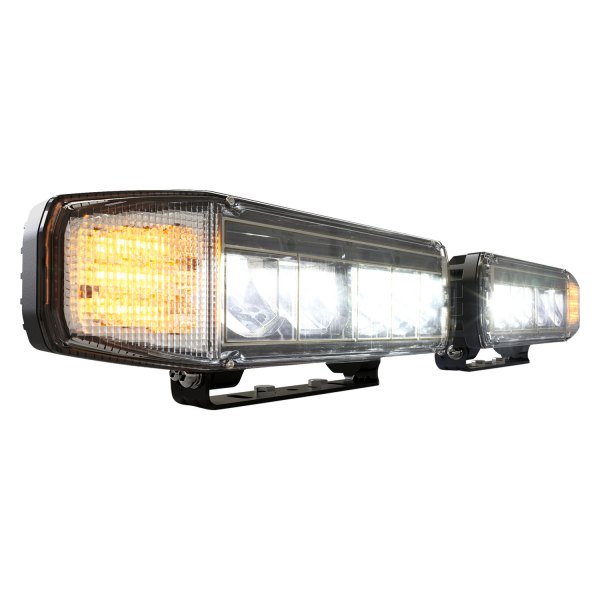 10 ft. 12-24V LED Left & Right Kit Heated Lens Dot & Snow Plow Light with Harness