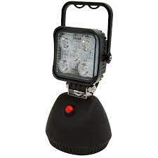12-24VDC Worklamp 5 LED Square Flood Light with USB Port