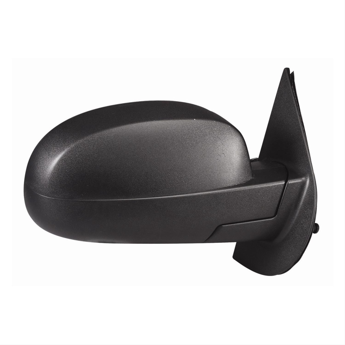 Right Side Manual Foldaway Mirror for 2007-2012 GMC Silverado & Sierra, Textured Black