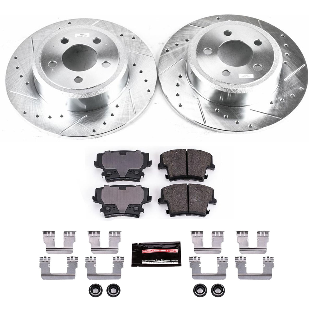 Rear 1 Click Brake Kit with Hardware