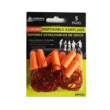 Picture of Cordova Consumer Products COAEPFC02 Pack of Corded Ear Plugs, 5 Pair