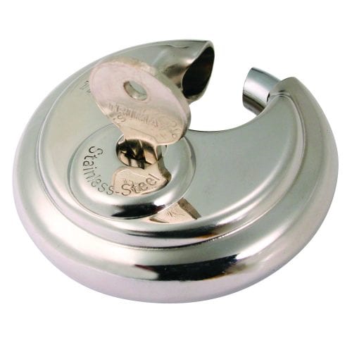 70 mm Stainless Steel Round Pad Lock  10 mm Shackle