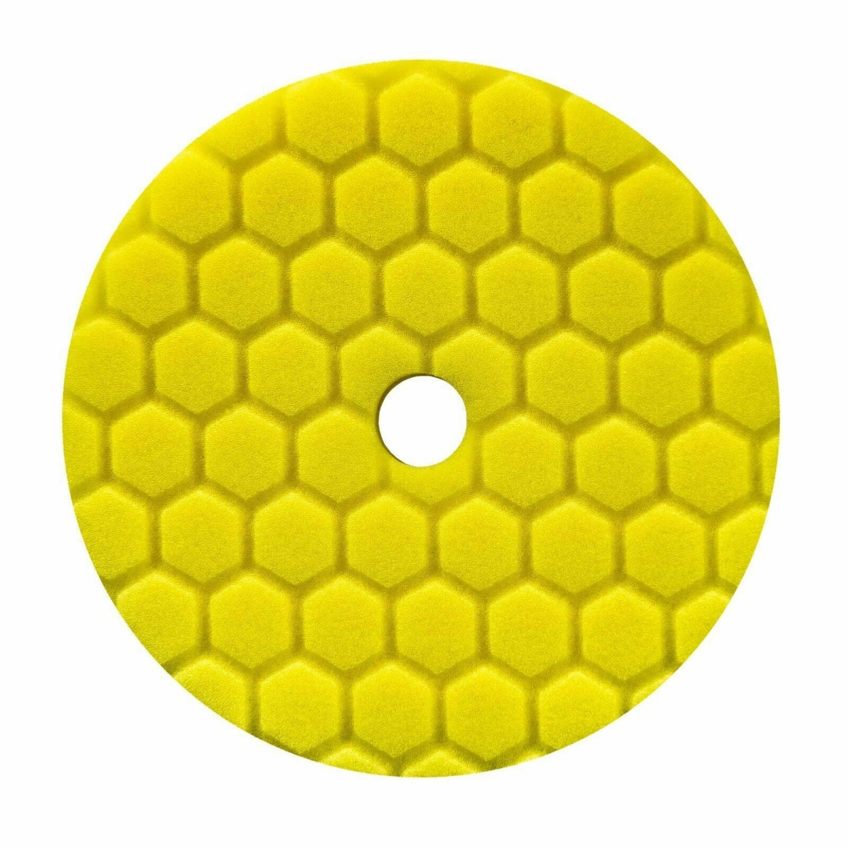6.5 in. Hex-logic Quantum Buffing Pad, Yellow