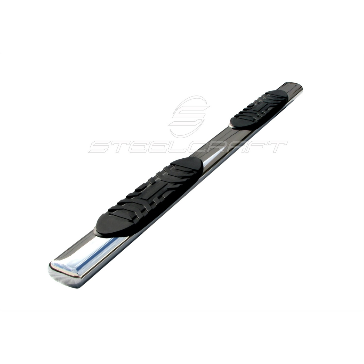 STC423309B Crew 5 in. Oval Side Bars for 2009-2016 RAM 1500, Black