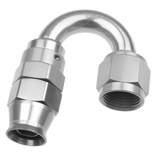 RHP1200-06-2 1200 Series 06 AN Straight Reusable PTFE Hose End, Black