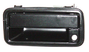Left Hand Outer Front Door Handle for 1988-1994 C-K Pickup, Smooth Black