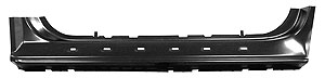 SHE579-03L Left Hand Rocker Panel with Scuff Plate Holes for 1997-2003 2 Door Factory Style Ford F150 Regular Cab