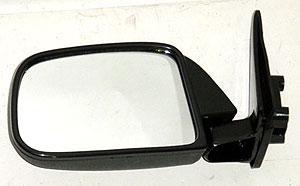 Left Hand Manual Non-Heated Non-Folding Window Mount Door Mirror for 1989-1995 Toyota Pickup, Textured Black