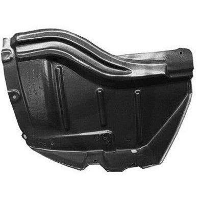 Front Section Right Hand Fender Liner Front with Steel Bumper for 2007-2013 Toyota Tundra