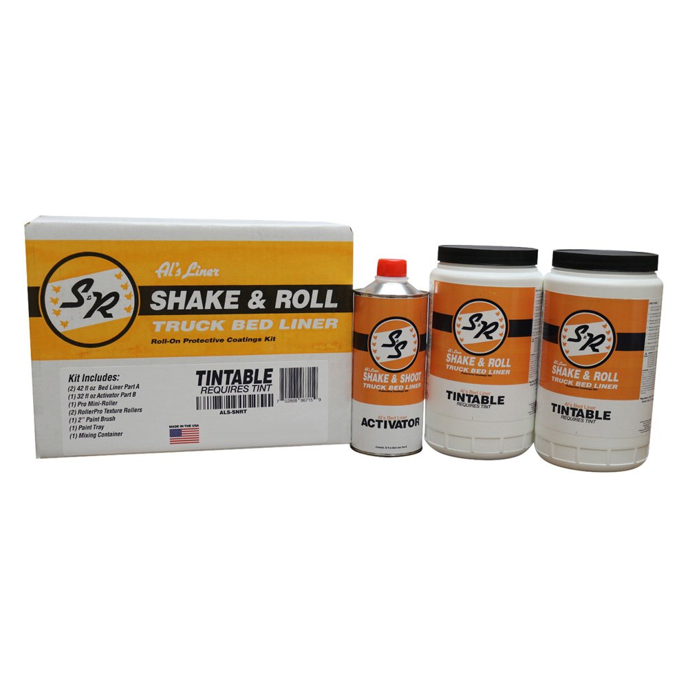 Shake & Shoot Tintable Bed Liner Kit, 1 gal - Pack of 4