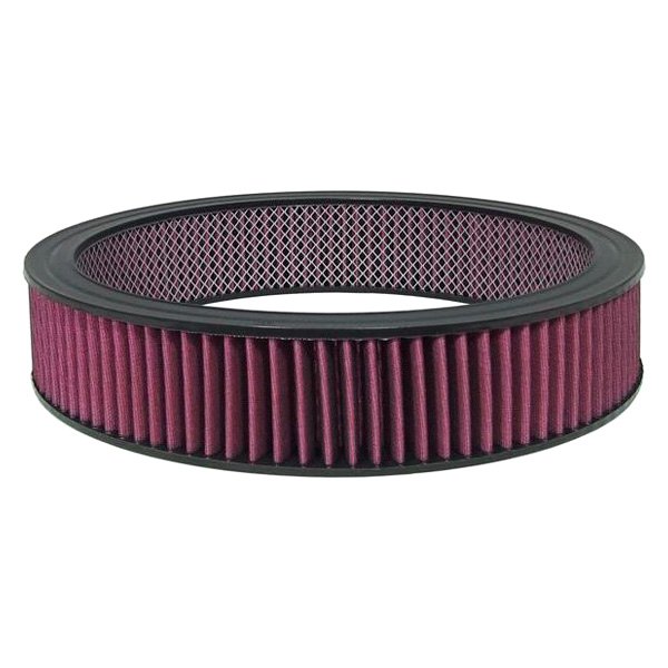 BEP70521 14 x 2 in. High Flow Reusable Round Element Air Filter, Red