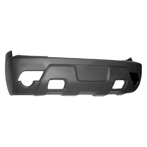 SHE672-87-1 Front Bumper Cover with Body Cladding for 2002 Chevy Avalanche, Dark Charcoal - Paint To Match