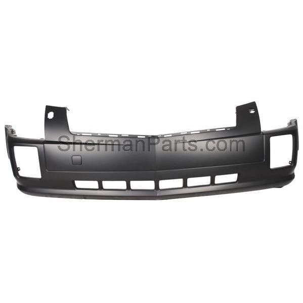 Front Bumper Cover with Upper & Lower Bumper & Head Lamp Washer for 2004-2009 Cadillac SRX