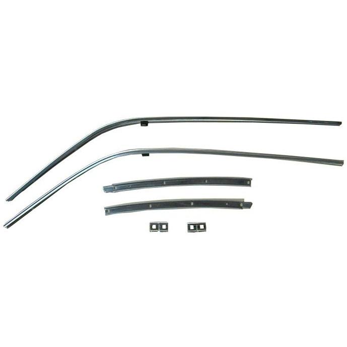 Inside Roof Rail with Weatherstrip for 1967 Camaro & Firebird CPE, Pack of 2
