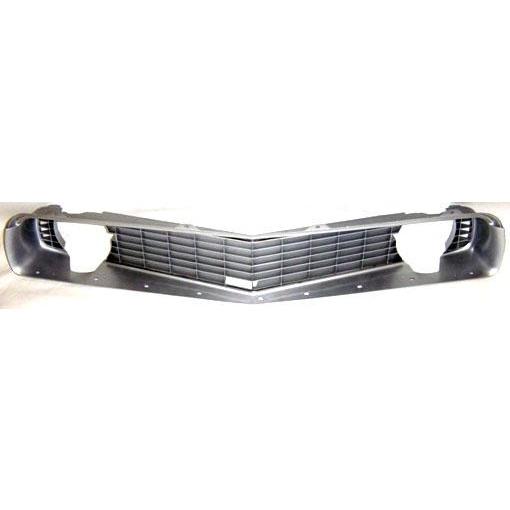 Grille for 1969 Standard Camaro, Silver & Chrome