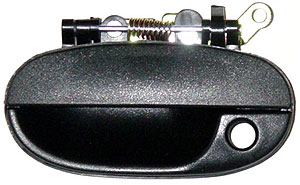Left Hand Front Outer Door Handle for 1995-2010 & 1997 Accent, Black