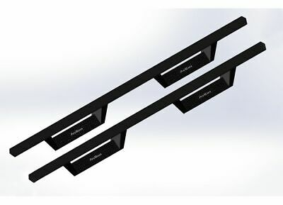 PMXDROP-603 Textured Black Drop Step for 2018-C Wrangler JL Unlimited 4 Door