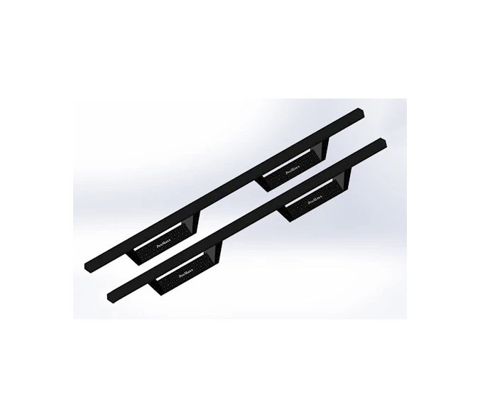 PMXDROP-402 Drop Step for 2007-C Tundra Crew Max, Textured Black