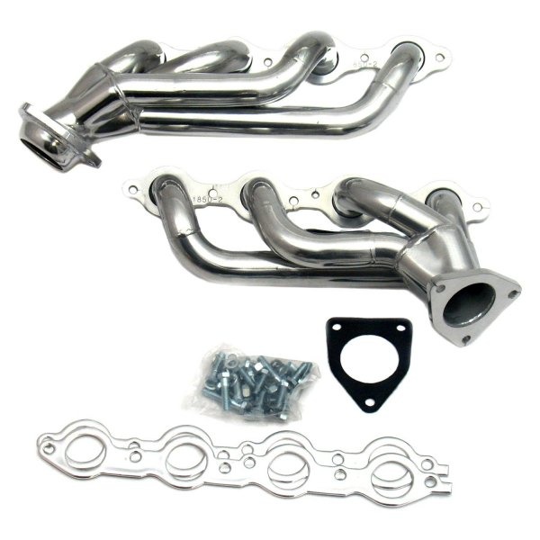 JBA1850S-2JS Stainless Steel Coated Short Tube Exhaust Header for 2002-2013 Cadillac Escalade