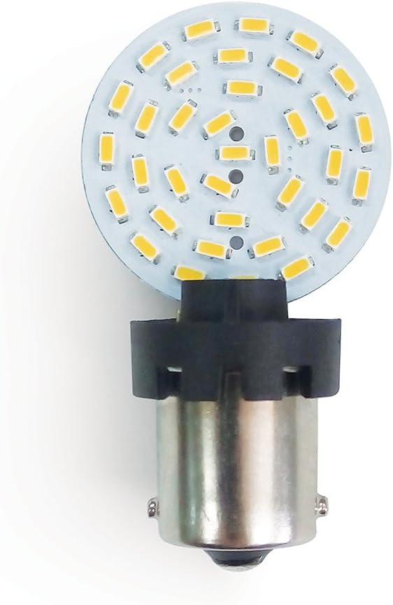 2-In-1 LEDd Bulb with T10 & Ba15S Connectors & 36 LEDs, Warm White