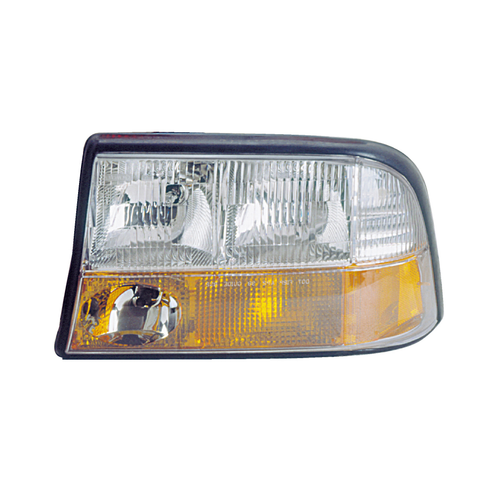 Left Fog Headlamp Assembly with Composite without Hid for 1998-2000 GMC Envoy