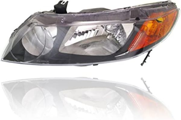 Left Hand Assembly Head Lamp for 2006-2008 Honda Civic