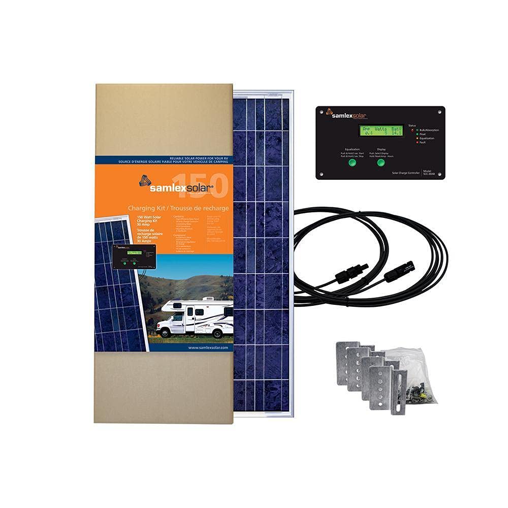 150 watts Solar Charging Kit with 30 amp Charge Controller