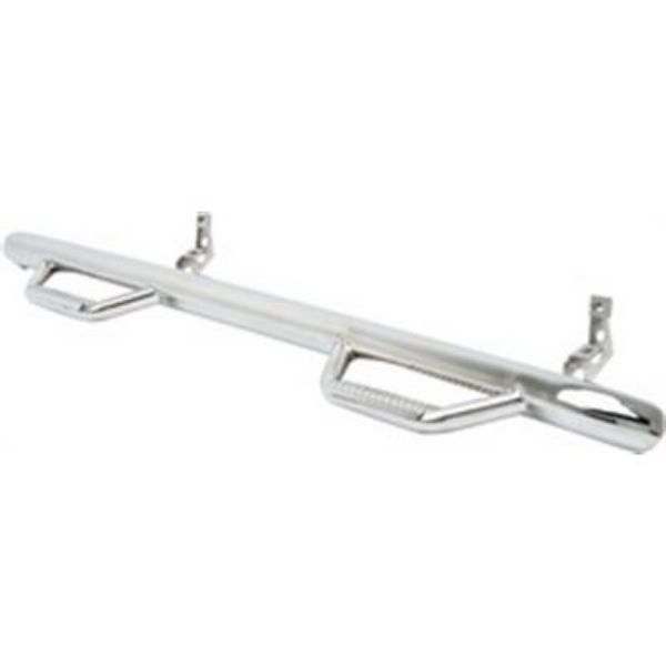 Smittybilt SMBF0486SC-SS 5.6 ft. 4 Step Stainless Steel Bed Nerf Steps for 2004-2008 Ford Lariat F-150