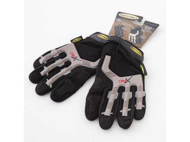 Trail Gloves, Black & Gray - Extra Large