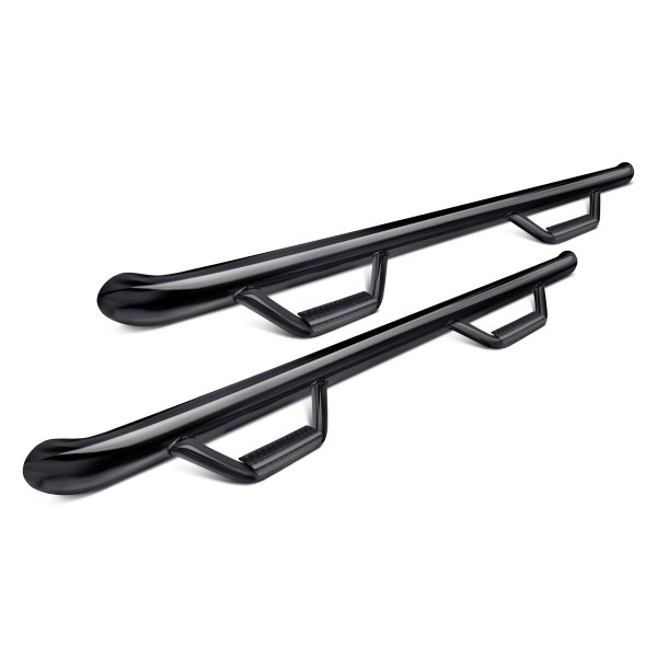 3 in. Cab Round Nerf Steps for 2015-2020 Ford F-150 Crew Cab Pickup, Black