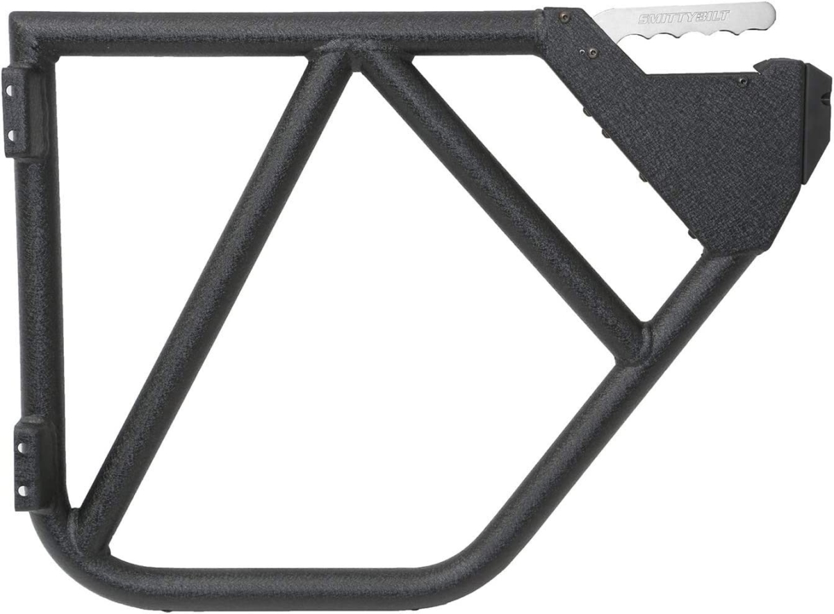 Smittybilt SMB76795 Generation 2 Tube Doors Front Door for 2007-2018 Jeep 4 Door Wrangler Jk, Textured Black