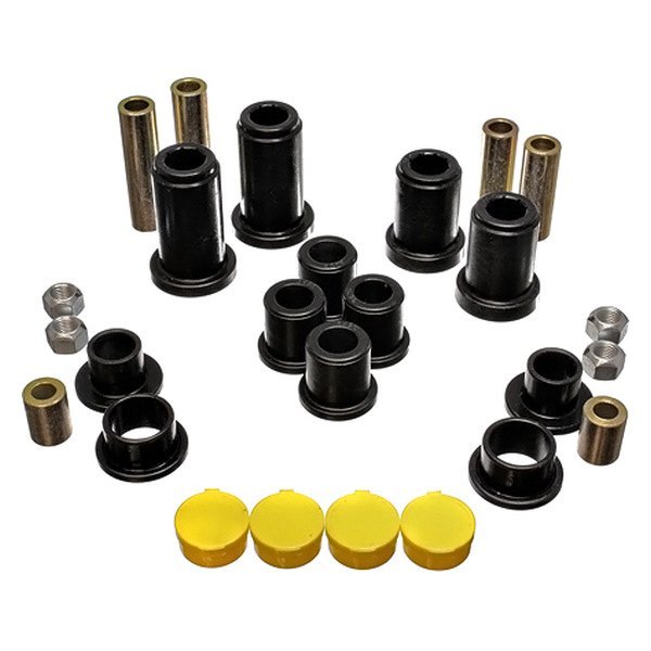 Front Control Arm Bushing Set for 2007 Chevrolet Silverado K1500 4WD, Black
