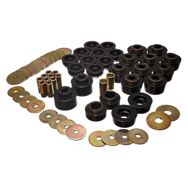 ENG3.4141G Front & Rear Body Mount Kit for 1982-1987 Buick Regal, Black