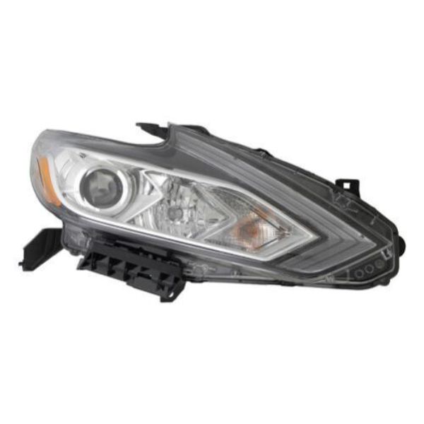 REGDS761-B101R Right Hand Halogen Headlight for 2016-2018 Nissan Altima Sedan