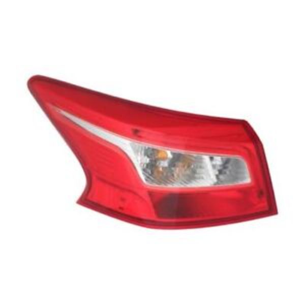 REGDS764-B000L Driver Side Outer Replacement Left Hand Tail Light for 2016-2018 Nissan Sentra