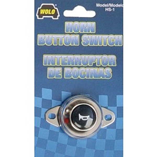 Horn Button Switch, Metal Chrome