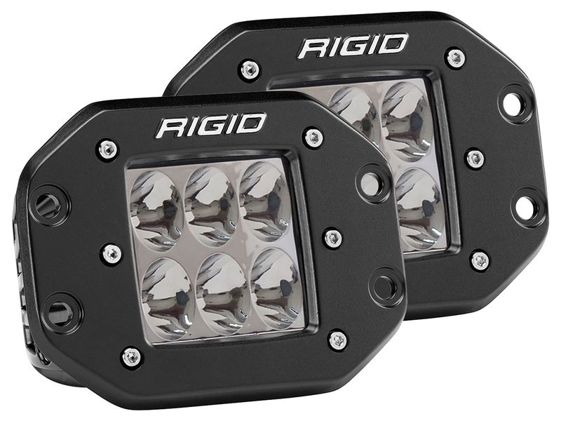 Rigid RIG512313 D-Series Pro Flush Mount Driving Beam LED Lights