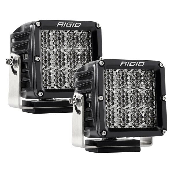 Rigid RIG322713 4 in. 2 x 88 W D-XL Series Pro Driving Diffused Beam LED Lights