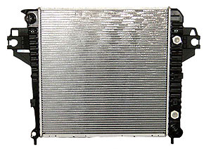 1 Row Radiator with Air Auto Transmission for 2002-2003 3.7L V6 Gas Engine Liberty