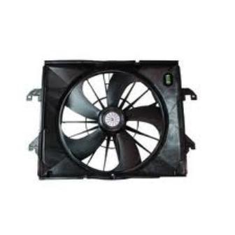 SHE332-401 Radiator Cooling Fan Assembly for 2009-2012 R1500 3.7L Fan Module with Resister Crew, Quad & Regular Cab Pickup