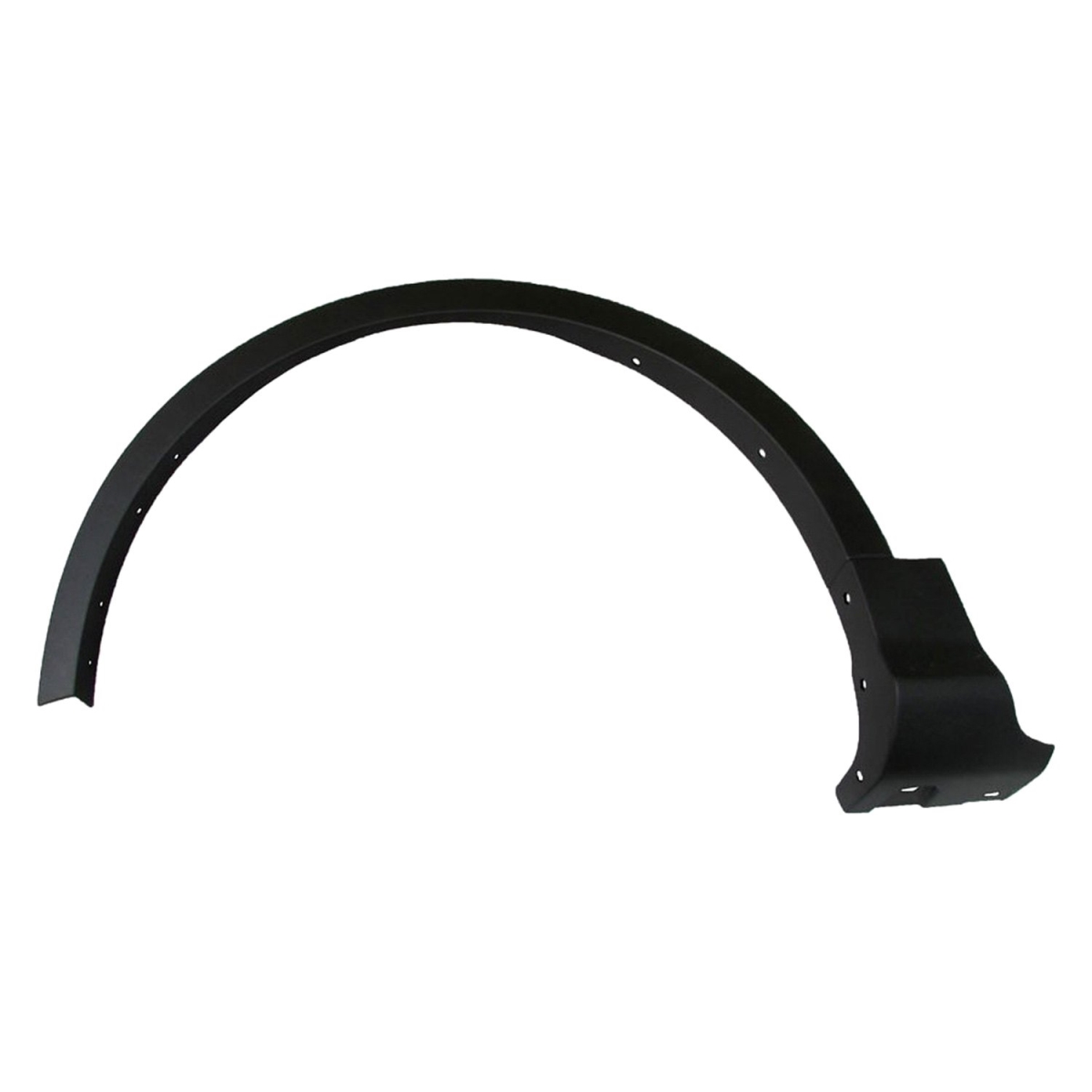 SHE588A-92ML Left Hand Front Wheel Opening Molding without Parallel Park Assist for 2017-2019 Ford Escape, Textured Black