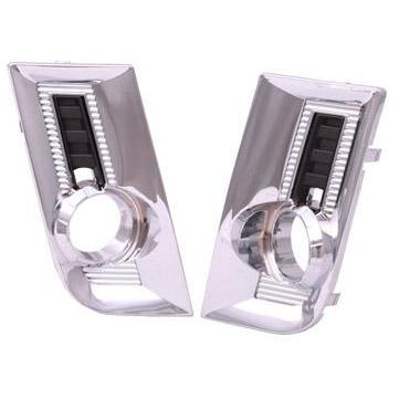 SHE611-126R Right Hand Front Bumper Insert Fog Lamp Bezel for 2010-2015 Terrain, Chrome -  Sherman Parts