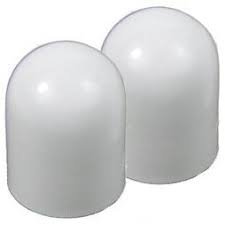 White Universal Bolt Cap
